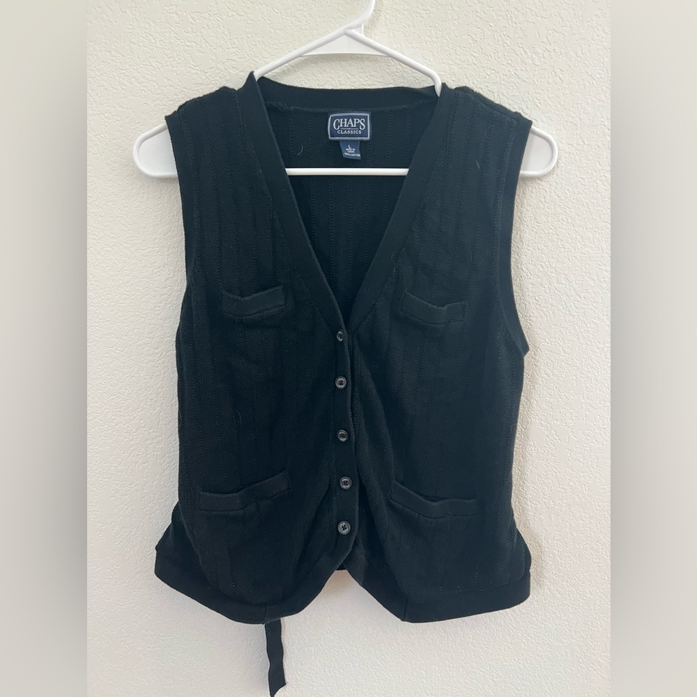 Knit Vest with Pockets